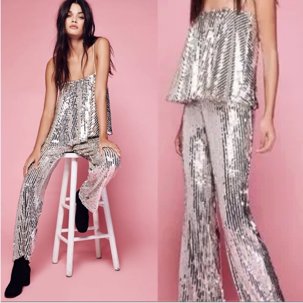 Silver Sequins Set